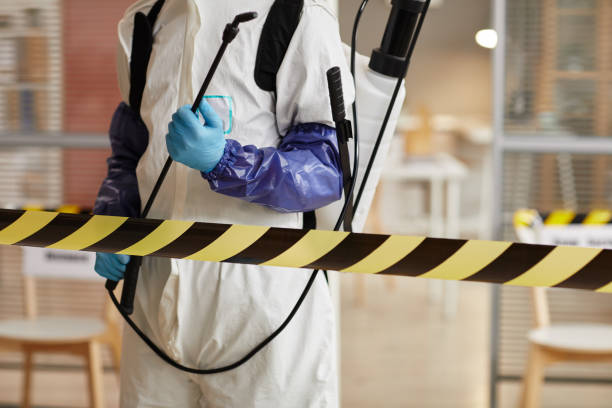 Professional Biohazard Cleanup technician working in Monitor, WA